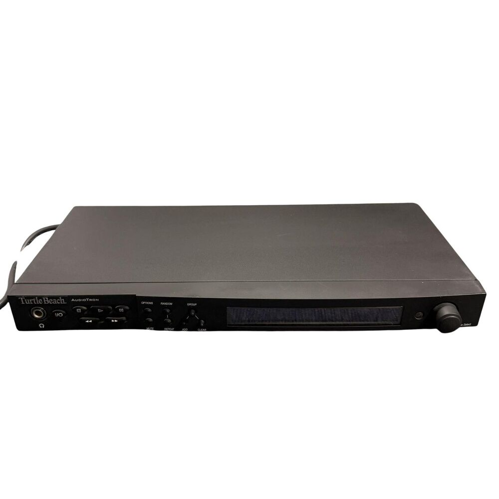 Turtle Beach AudioTron AT-100 Music Player Black Ethernet Network Streaming